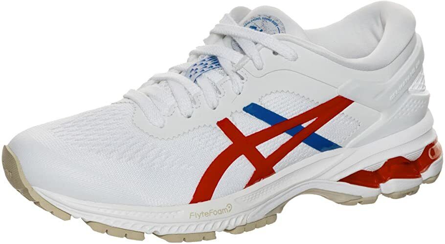 ASICS Gel Kayano 26 White / Classic Red 20SS Running Shoes Women's | eBay