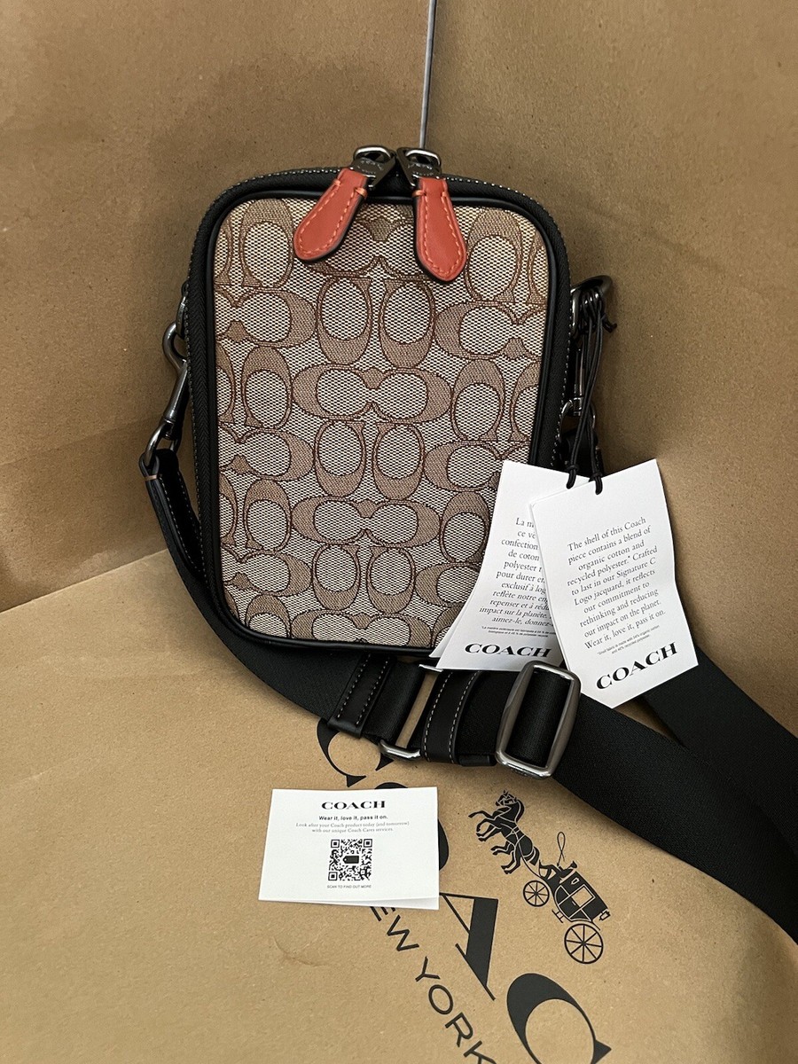 NWT COACH CH097 Stanton Crossbody Bag Signature