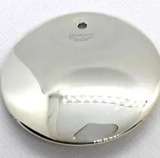 Tiffany & Co Elsa Peretti 50mm Disc 925 Sterling Silver Pendant