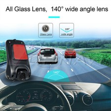 USB Car DVR Dash Cam Recorder Front and Rear Camera SD slot with ADAS for Radio