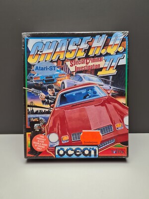 CHASE H.Q. II (2) SEALED NEW ATARI ST OVP BOXED