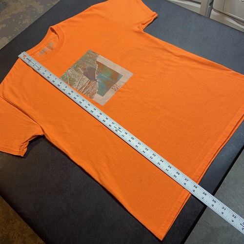 *stained* Adult Medium Justin Timberlake Man Of The Woods Orange Tour T-Shirt M - Picture 11 of 13