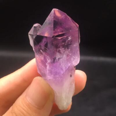 Natural Amethyst Skeleton Crystal Point Magic Sceptre Cluster Healing Decoration