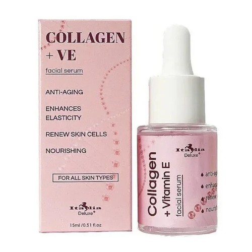 Italia Deluxe "Collagen +Vitamin E" Nourishing Facial Serum ~ NEW SEALED!!! - 第 8/8 張圖片