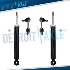 Rear Driver & Passenger Sides Shock Absorbers + Sway Bar FWD for Nissan Murano