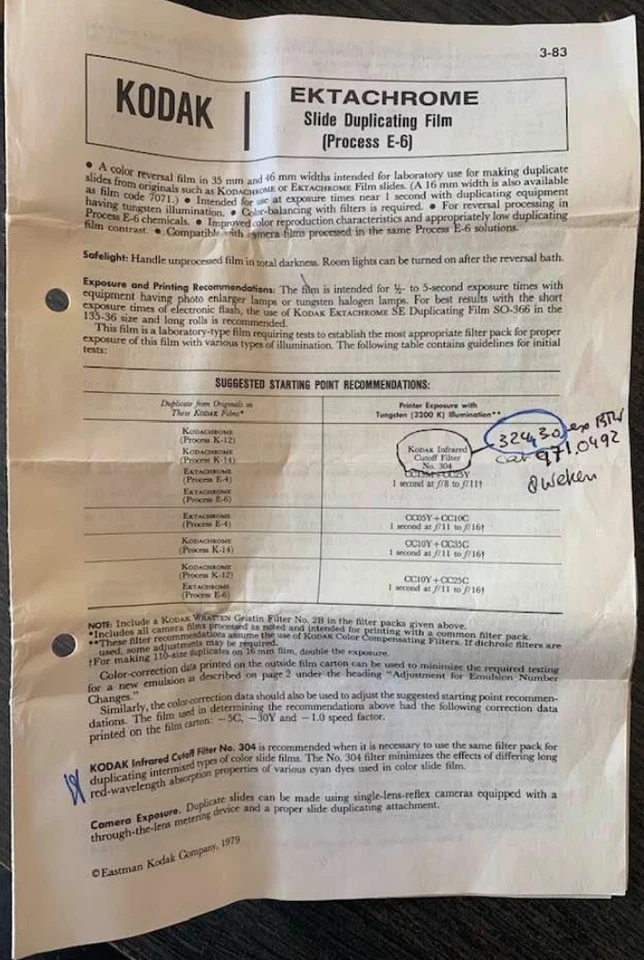 ✅ KODAK INFRARED CUT OFF FILTER NO. 304. NO HOLDER BOXED - Image 2 of 2