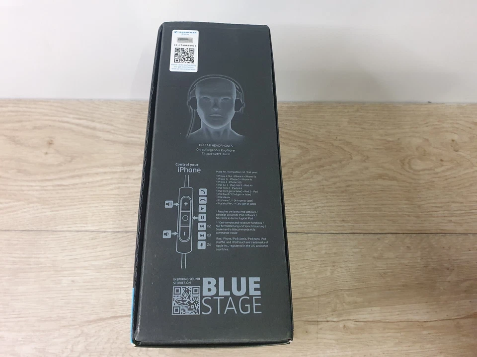 Sennheiser Momentum M2 OEi Foldable On Ear wired Headphones Black 506251 - Image 4 of 4