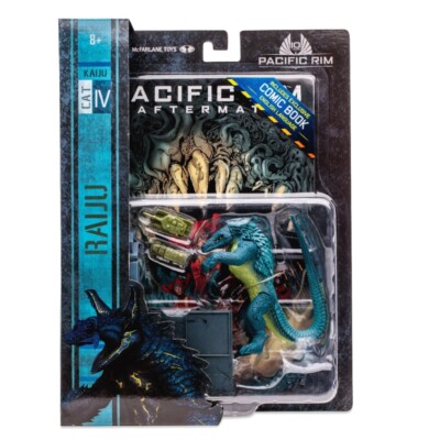 McFarlane Toys Pacific Rim 4'' Action Figure Raiju (Kaiju) Playset & Comic 8+ NIB