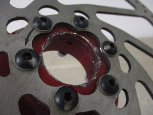 PITBIKE MINIMOTO FRONT BRAKE DISC ADAPTER FOR STOCK HUB SANO FAST50 BBR, M232 - Picture 6 of 9