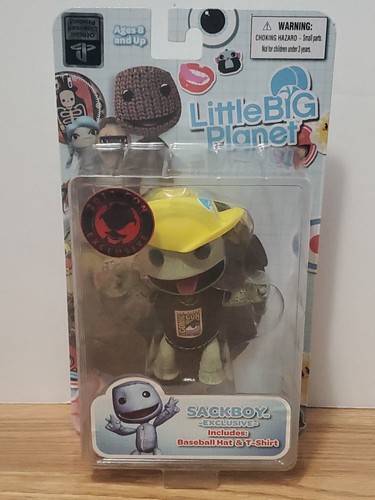 Mezco LittleBigPlanet 2011 Comic Con Sackboy Beige Denim Factory Defect ...