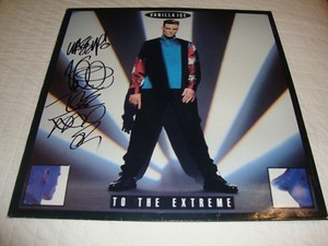 Vanilla Ice to the Extreme LP Signed 