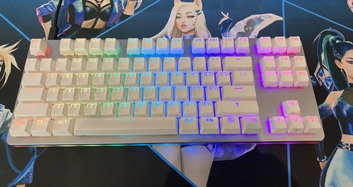 Simple White ABS Keycaps 104 - Picture 2 of 8