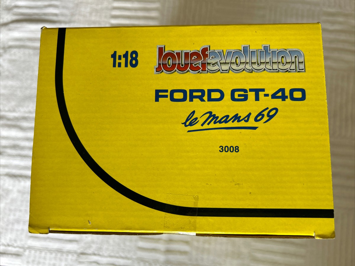 Jouef Evolution 3008 1:18 Ford GT-40 Le Mans 69 - Diecast
