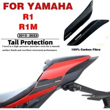 For Yamaha carbon fiber fuel tank rear slider suitable YZF R1 R1M 3K 2015-2023