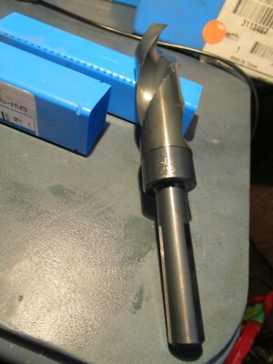 Reduced Shank Drill Bit, 15/16 in, 118 °, High Speed Steel, Black Oxide