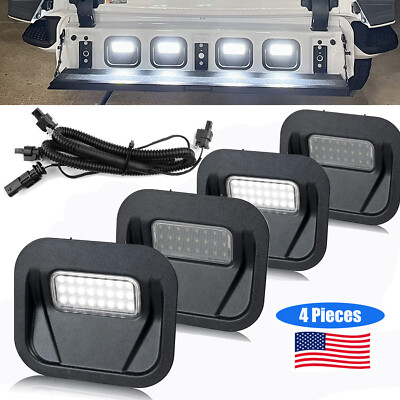 Rear MultiPro Bed Tailgate Step Light For GMC Sierra Silverado 1500 2500 3500 HD
