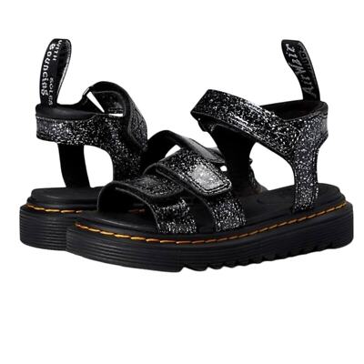 MARTENS YOUTH KLAIRE GLITTER SANDALS