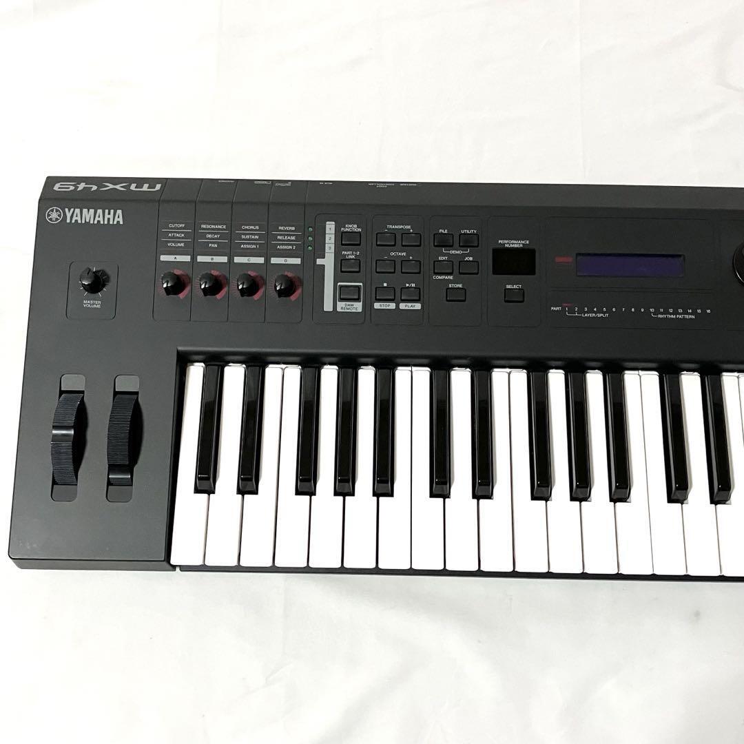 Yamaha MX49 Synthesizer Black + Soft Case AC Adapter Yamaha MX49 Synthesizer Black + Soft Case AC Adapter