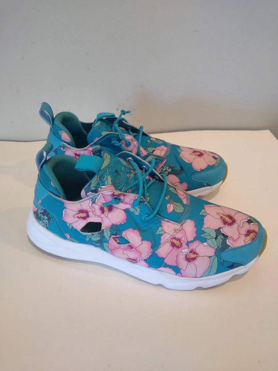 Reebok Furylite Womens Shoes Size 9 Turquoise Pink Ortholite Ultralite eBay