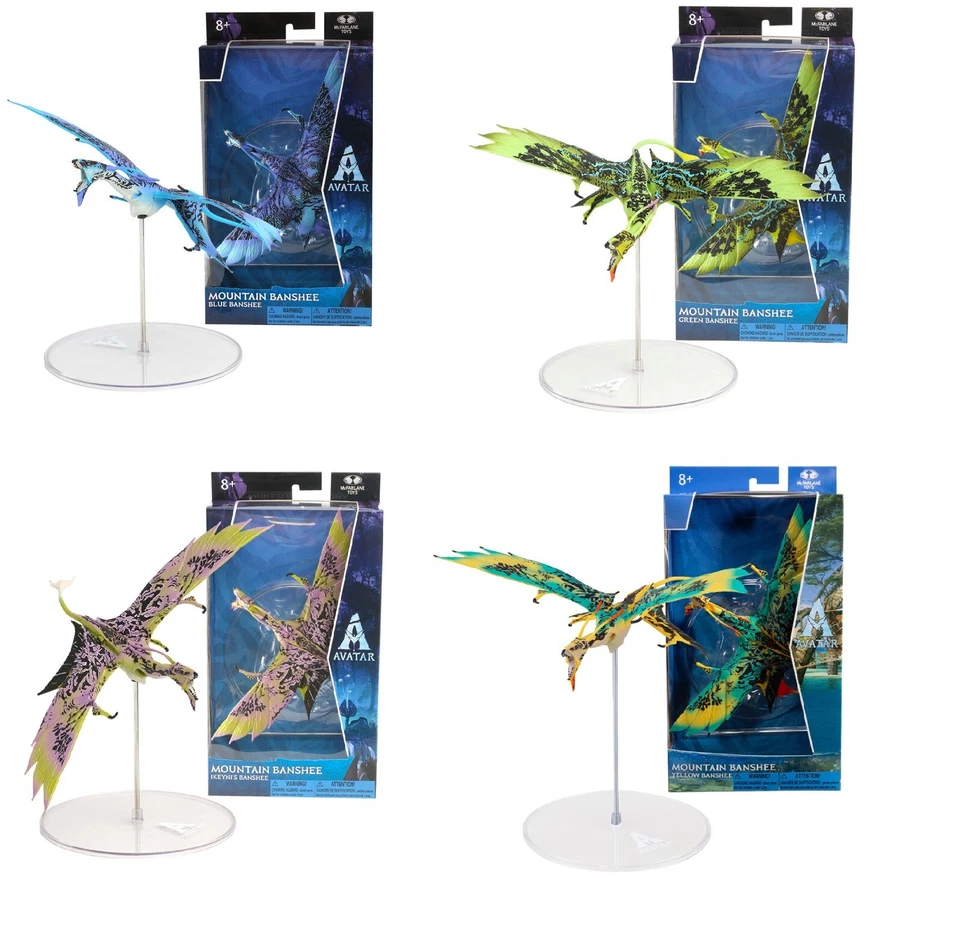 MCFARLANE TOYS Mountain World of Pandora Banshee Avatar The Way of Water Action Figures