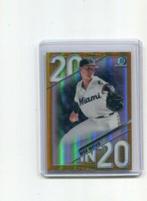2020 Bowman Chrome 20 in 20 Gold Refractor Max Meyer 35/50