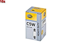 HELLA x10 Bulb For DAF IRISBUS IVECO JOHN DEERE MAN MERCEDES 64-13 8GM002092241