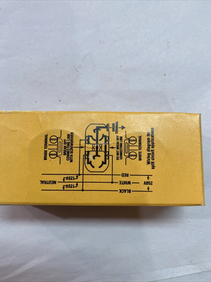 Hubbell HBL4700I, Locking Device Receptacle, 15A 125V, L5-15R, Iv, 1 PC - Image 3 of 4