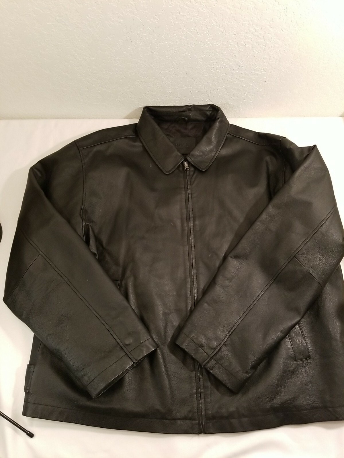 BGSD Men's Leather Coat Jacket 2X | eBay