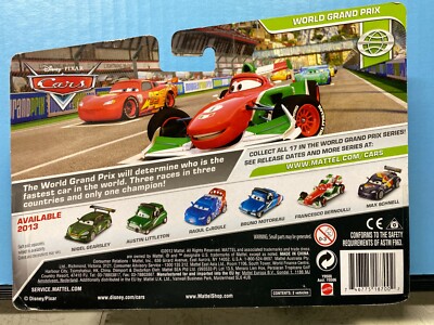 MATTEL DISNEY PIXAR CARS WGP RAOUL CAROULE AND BRUNO MOTOREAU | eBay