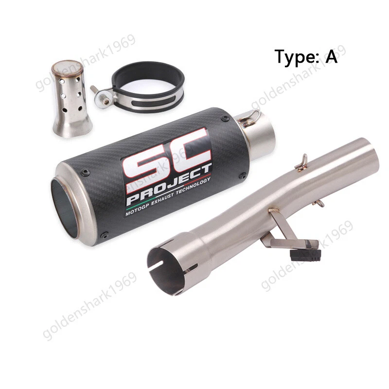 Silenciador negro con puntas de escape para Suzuki GSF650 GSF1250 Bandit 2007-2016 Foto 4 de 4