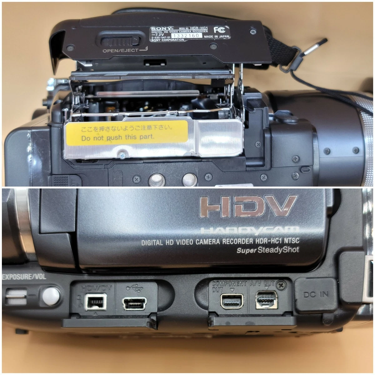 Sony HDR-HC1 HDV 1080i/MiniDV Camcorder HD Night Vision -TESTED -