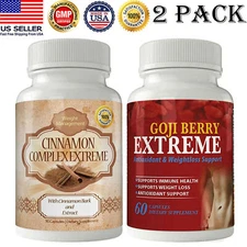 Cinnamon Bark Weight Loss Pills Goji Berry Fat Burner Immune Health Supplement