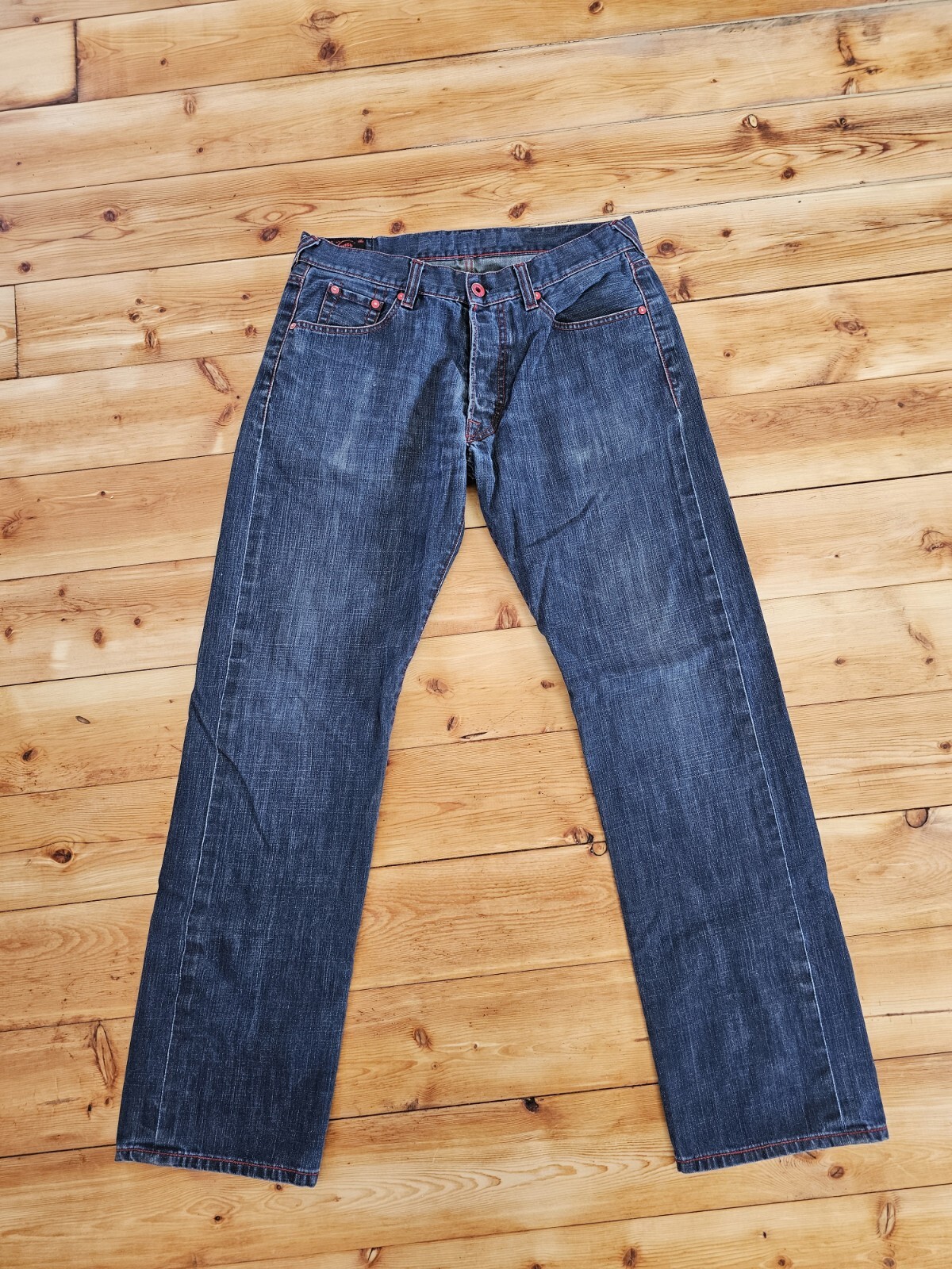 Used Vintage 2000s EVISU EU ED Jeans Tag Size 34