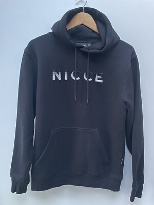 Clothing Nicce Vina Fade Logo Overhead Hoodie Black Unisex