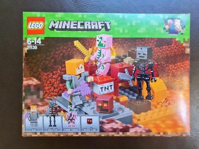 LEGO Minecraft 21139 DER NETHERKAMPF - Brandneu & Originalverpackt