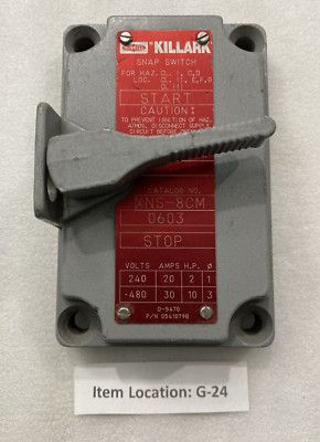 KILLARK SNAP SWITCH XNS-8CM 0603 COVER ONLY