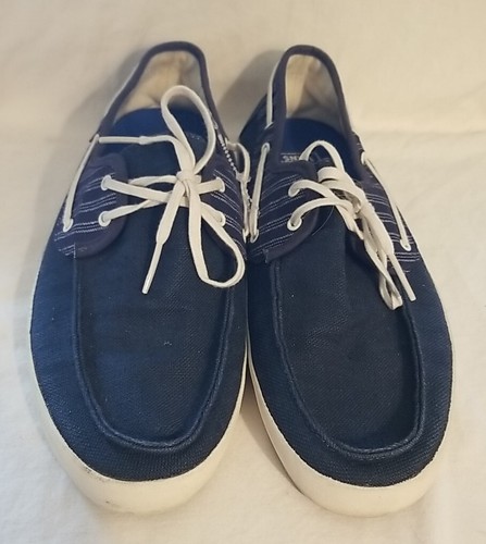 Vans Blue And White Surf Siders Size 11 Men VN-0NJ87QB