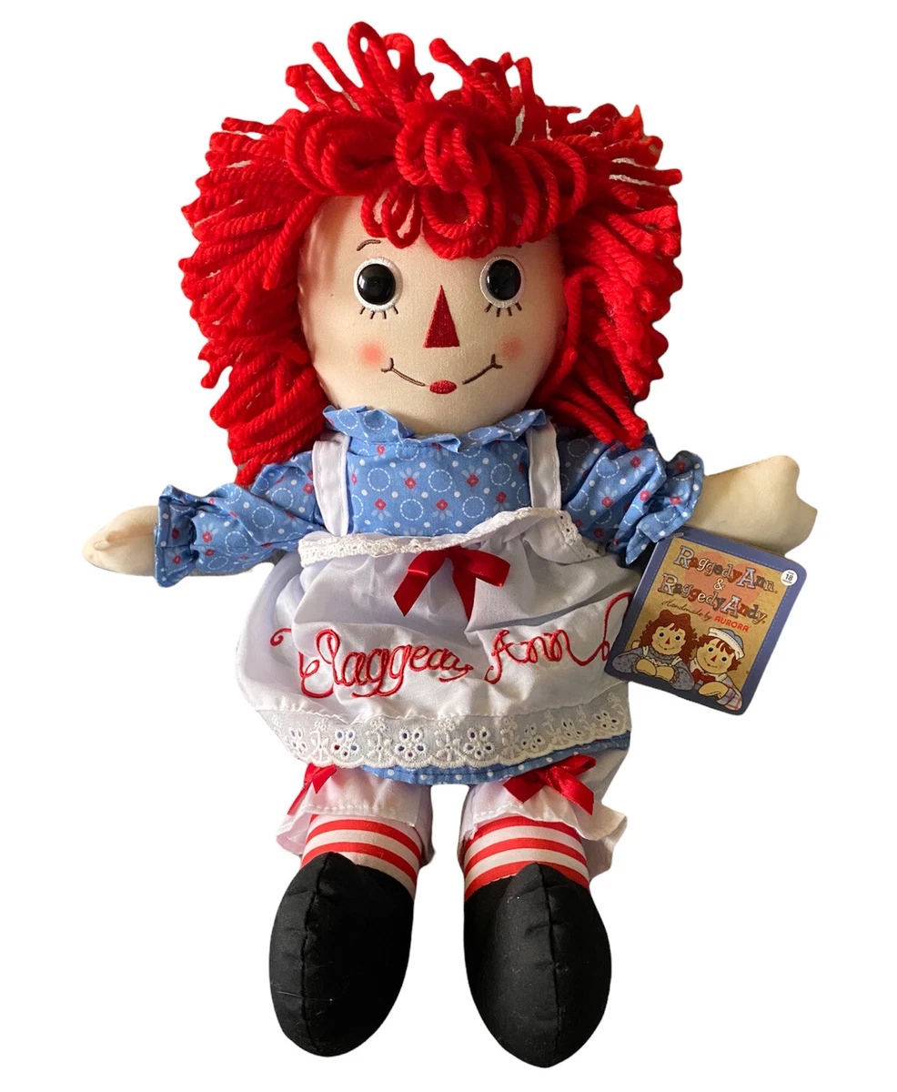 Raggedy Ann Classic Doll 16 handmade by Aurora NWT