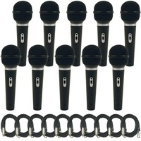 Audio Technica Dynamic Microphone 10-pack W/ Xlrcables on sale Audio Technica Dynamic Microphone 10-pack W/ Xlrcables on sale