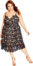 Elegant Plus Size Women's Cocktail Dress - Perfect for Any Occasion