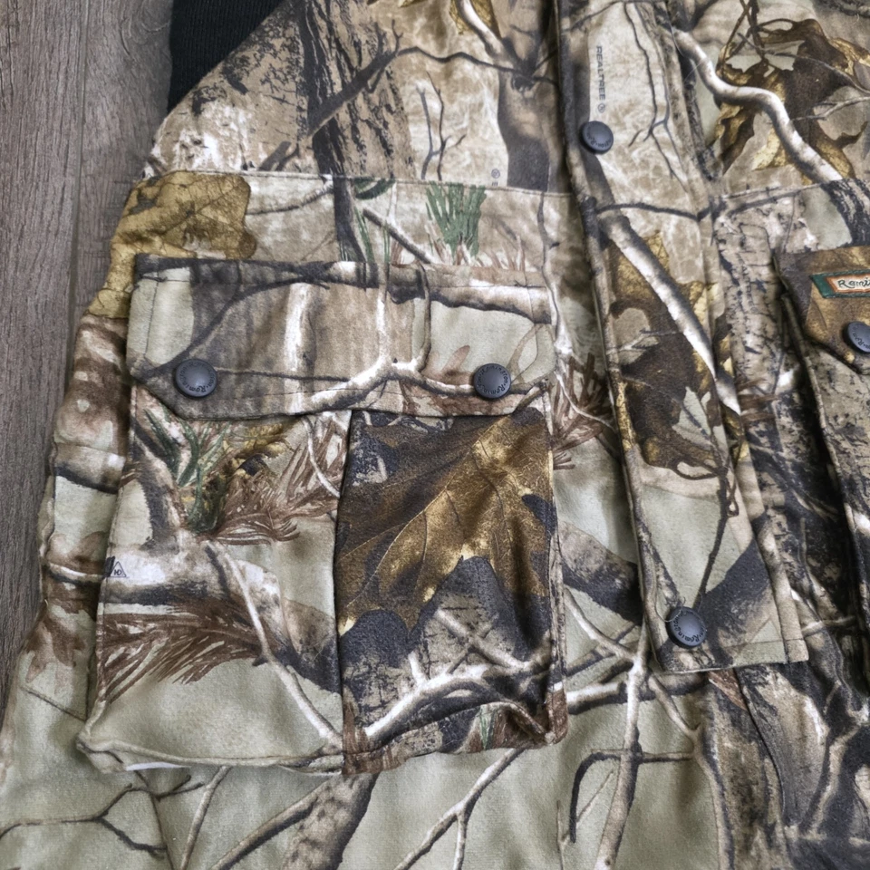 Mono con tirantes Remington camuflado juvenil 16/18 RealTree madera dura aislado niños caza Foto 4 de 4