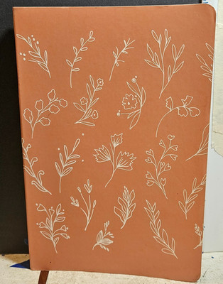Markings by C.R. Gibson Journal 5.5W x 8H Pocket Journal Leaves 192 Lined Pages