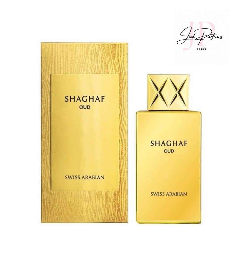 Shaghaf Oud Swiss Arabian élixir de parfum mixte au bois d'agar précieux 75ml