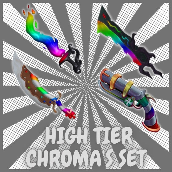 Chroma High Tier Set MM2 - MM2 Godly Guns And Knifes