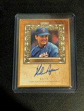 2025 TOPPS GILDED GOLD FRAMED HALL OF FAMERS OC AUTO NOLAN RYAN /15 RANGERS