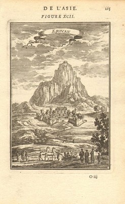 ARMENIEN. ''Erivan''. Eriwan & Berg Ararat. Arche Noah auf Gipfel. MALLET 1683