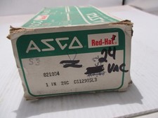 NEW ASCO 8210D4 SOLENOID VALVE 2-WAY 1" PIPE 24V COIL
