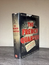 The French Quarter by Herbert Asbury 1938 HC/DJ