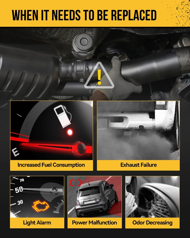 Conversor catalítico para Jeep Cherokee XJ Comanche MJ 1986-1992 Wrangler YJ Dodge - Imagem 4 de 4