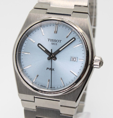 TISSOT PRX T137.210.11.351.00 Quartz Light blue Dial Unisex Watch 35mm